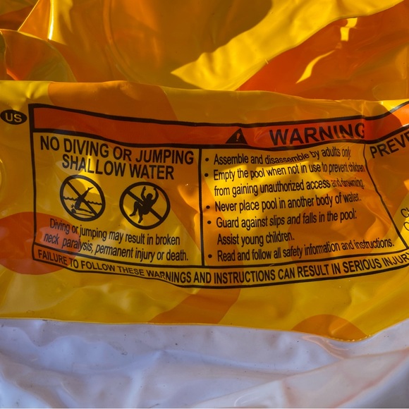 Baby toddler’s Pineapple Cover Inflatable Pool - Picture 9 of 9